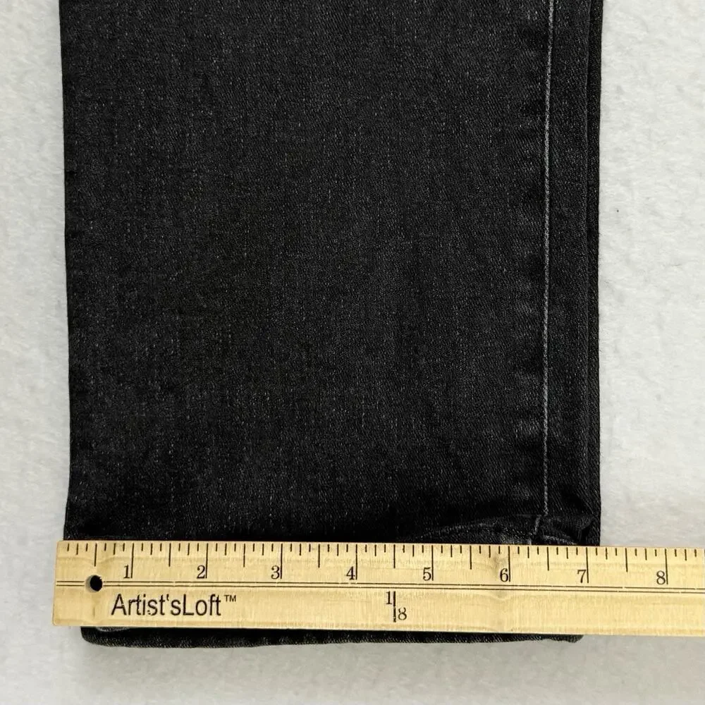 AG Adriano Goldschmied Jeans Mens 33x34 Black Everett Slim Straight Denim Pants